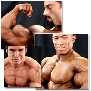 2009 NPC USA Bodybuilding Championships Men's Backstage Posing Part 2