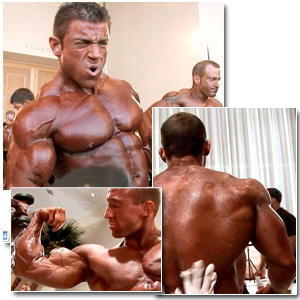 2009 NPC National Bodybuilding Championships Men's Pump Room Part 1