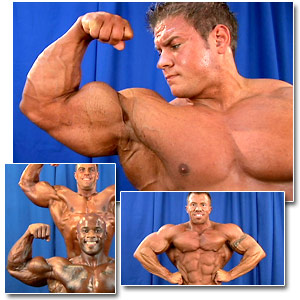 2006 NPC National Bodybuilding Championships Men's Backstage Posing Part 3
