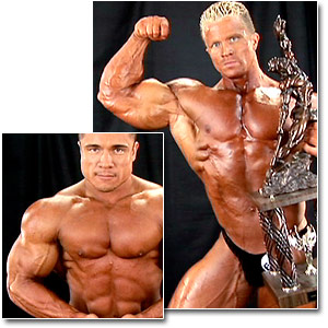 2007 NPC USA Bodybuilding Championships Men's Backstage Posing Part 2