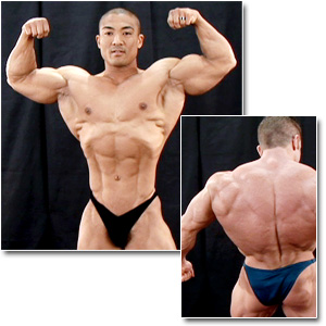 2008 NPC USA Bodybuilding Championships Men's Backstage Posing Part 1