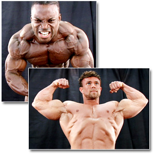 2008 NPC USA Bodybuilding Championships Men's Backstage Posing Part 2