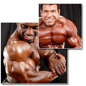 2008 NPC National Bodybuilding Championships Men's Backstage Posing Part Three
