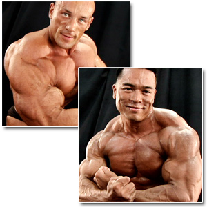 2009 NPC USA Bodybuilding Championships Men's Backstage Posing Part 3