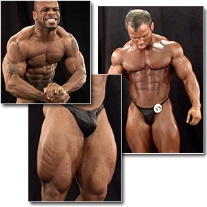 2012 NPC Nationals Men's Bodybuilding Backstage Posing Part 1