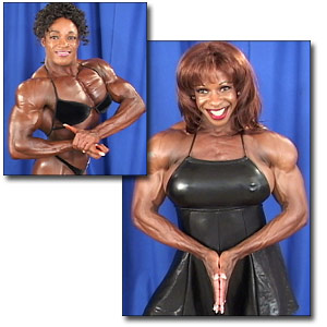 2002 NPC USA Women's Bodybuilding Backstage Posing
