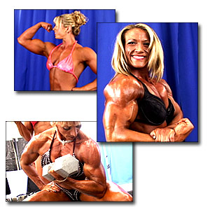 2005 NPC Junior USA Women's Bodybuilding Backstage Posing and Pump Room