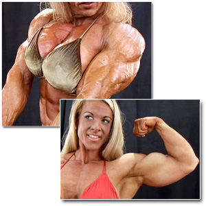 2008 NPC USA Bodybuilding Championships Women's Backstage Posing Part 2