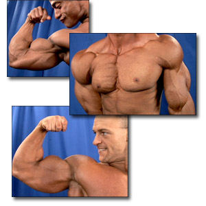 2005 NPC National Bodybuilding Championships Men's Backstage Posing Part 1