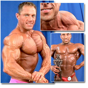 2006 NPC USA Bodybuilding Championships Men's Backstage Posing Part 1