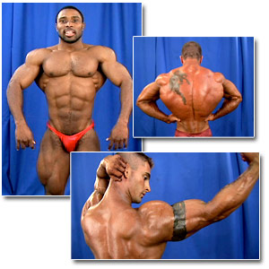 2006 NPC National Bodybuilding Championships Men's Backstage Posing Part 1