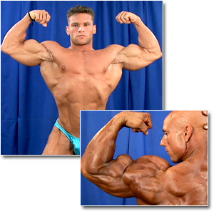 2006 NPC National Bodybuilding Championships Men's Backstage Posing Part 2