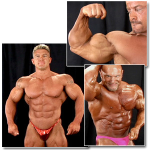 2007 NPC Masters National Bodybuilding Championships Men's Backstage Posing 2