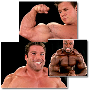 2007 NPC National Bodybuilding Championships Men's Backstage Posing Part 3