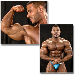 2014 NPC Nationals Men's Bodybuilding Backstage Posing Part 2