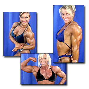 2003 NPC National Women's Bodybuilding Backstage Posing