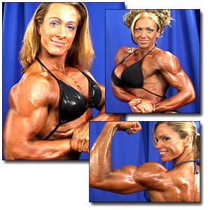 2004 NPC Junior National Championships Women's Bodybuilding Backstage Posing
