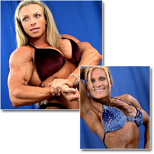 2006 NPC National Bodybuilding Championships Women's Backstage Posing