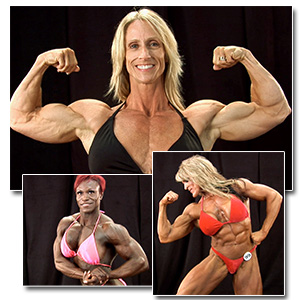 2012 NPC Masters Nationals Women's Bodybuilding & Physique Backstage Posing
