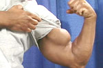 2001 NPC Junior USA Men’s Backstage Posing Part 1