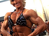 2004 NPC National Championships Women’s Bodybuilding Pump Room Part 1